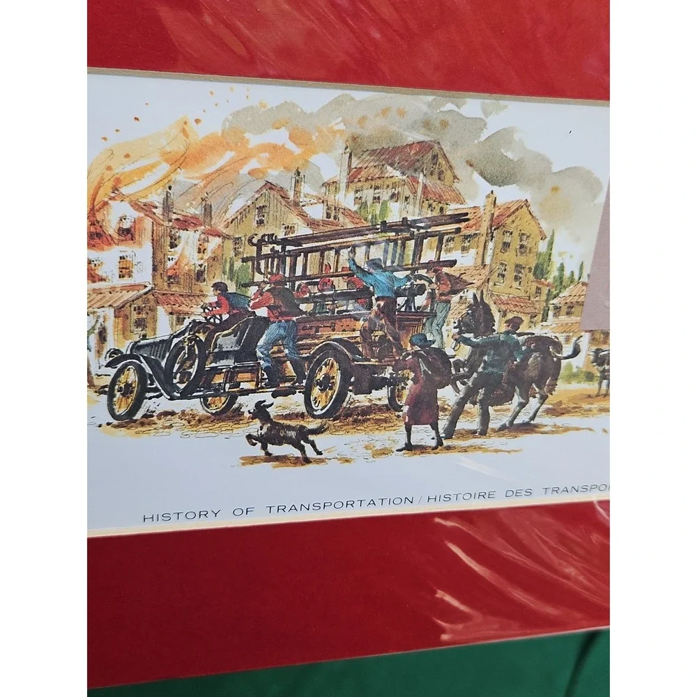 Firemen Firefighters 9/11 Heroes First Day Issue Stamps Firetruck 3‎ Matted Sets
